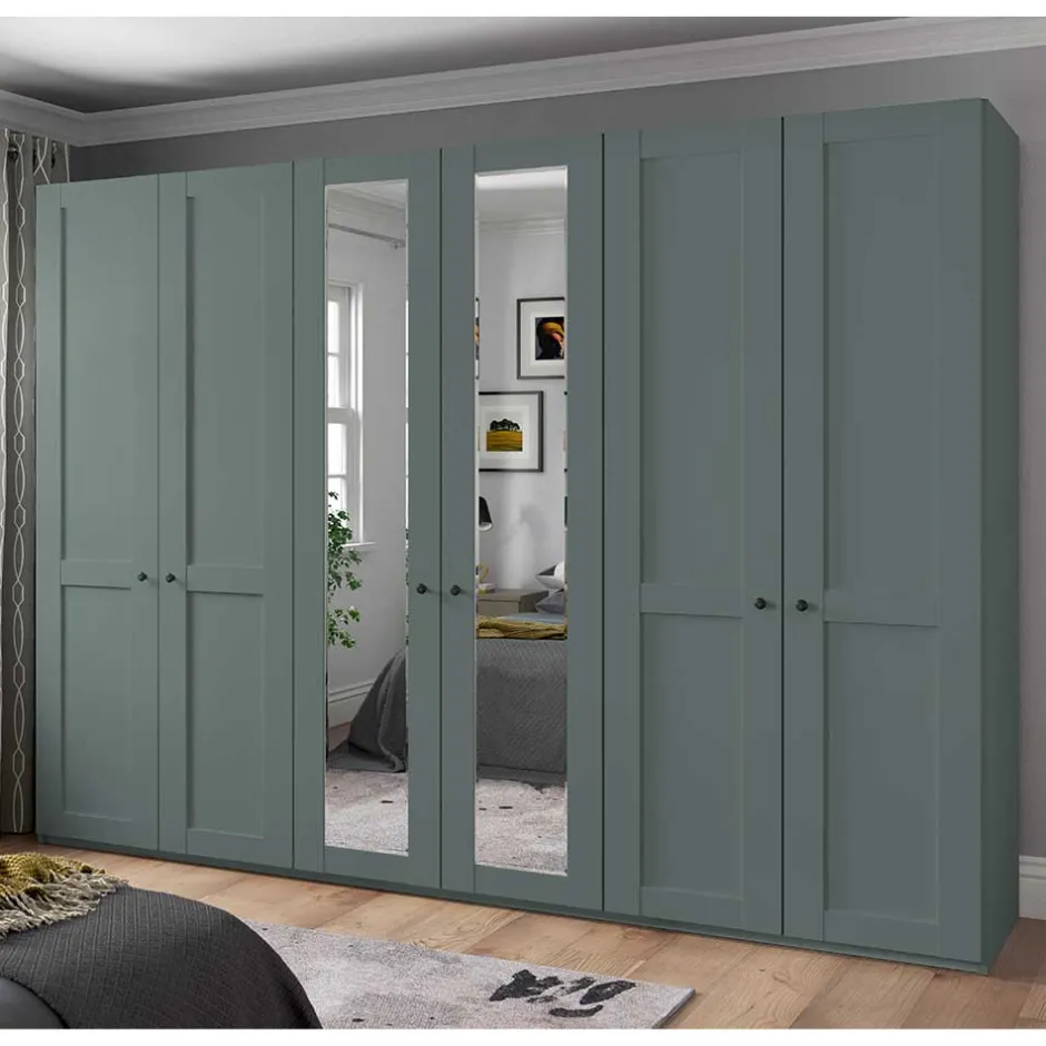 Pharao24 Spiegeltürenkleiderschrank Forjan> Drehtürenschränke|Kleiderschränke