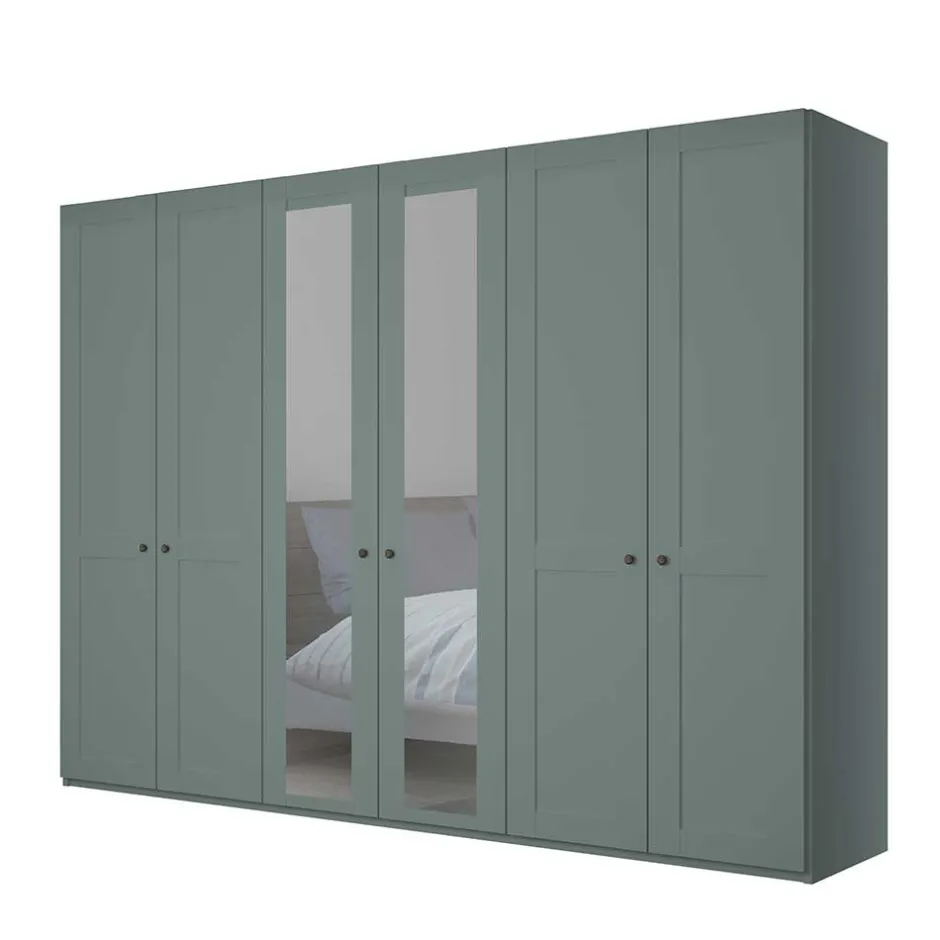 Pharao24 Spiegeltürenkleiderschrank Forjan> Drehtürenschränke|Kleiderschränke