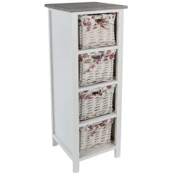 Massivholzregale|Standregale*Pharao24 Standregal mit Körben Tannila