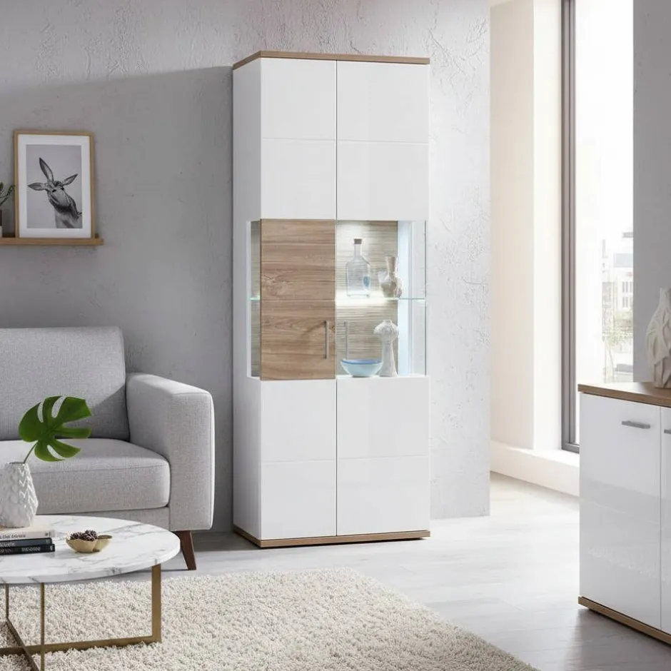 Pharao24 Standvitrine Gazino> Wohnzimmerschrank|Vitrinenschrank