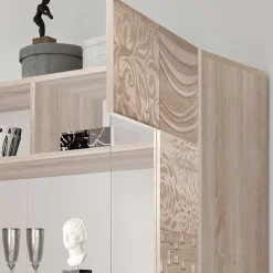 Wohnzimmerschrank|Vitrinenschrank*Pharao24 Standvitrine Grapadus