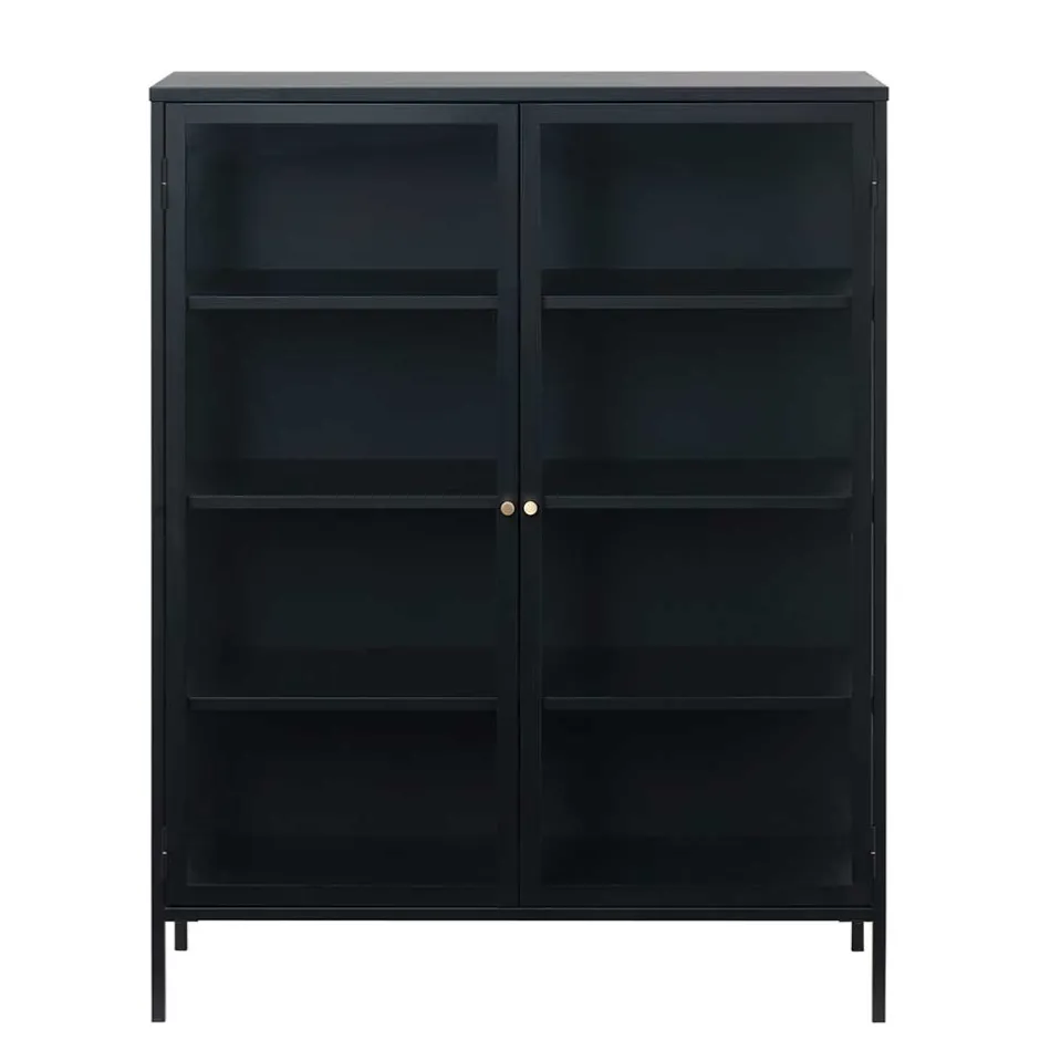 Pharao24 Standvitrine Hirmus> Vitrinenschrank|Wohnzimmervitrinen