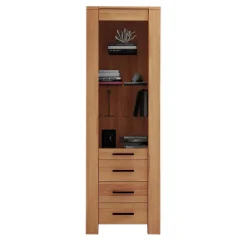 Pharao24 Standvitrine Lasmus> Wohnzimmerschrank|Massivholz Schränke