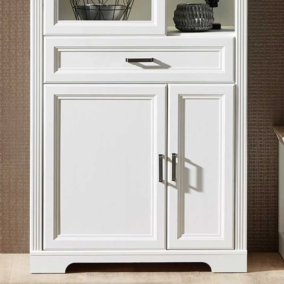 Pharao24 Standvitrine Vronata> Vitrinenschrank|Büchervitrinen