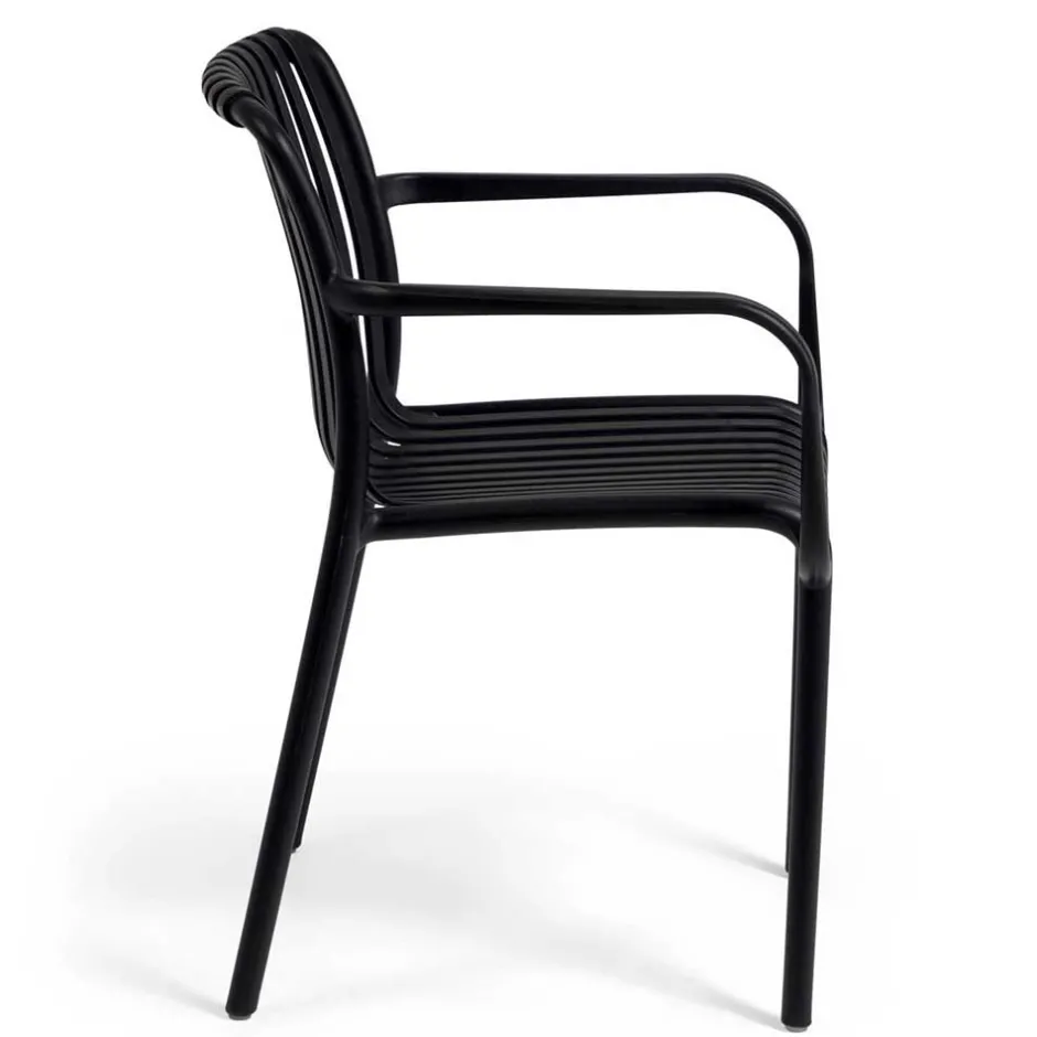 Gartenmöbel*Pharao24 Stapelstühle Outdoor Etna