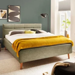 Pharao24 Stauraum Polsterbett Skandi Isiola> Funktionsbetten|Schubkastenbetten