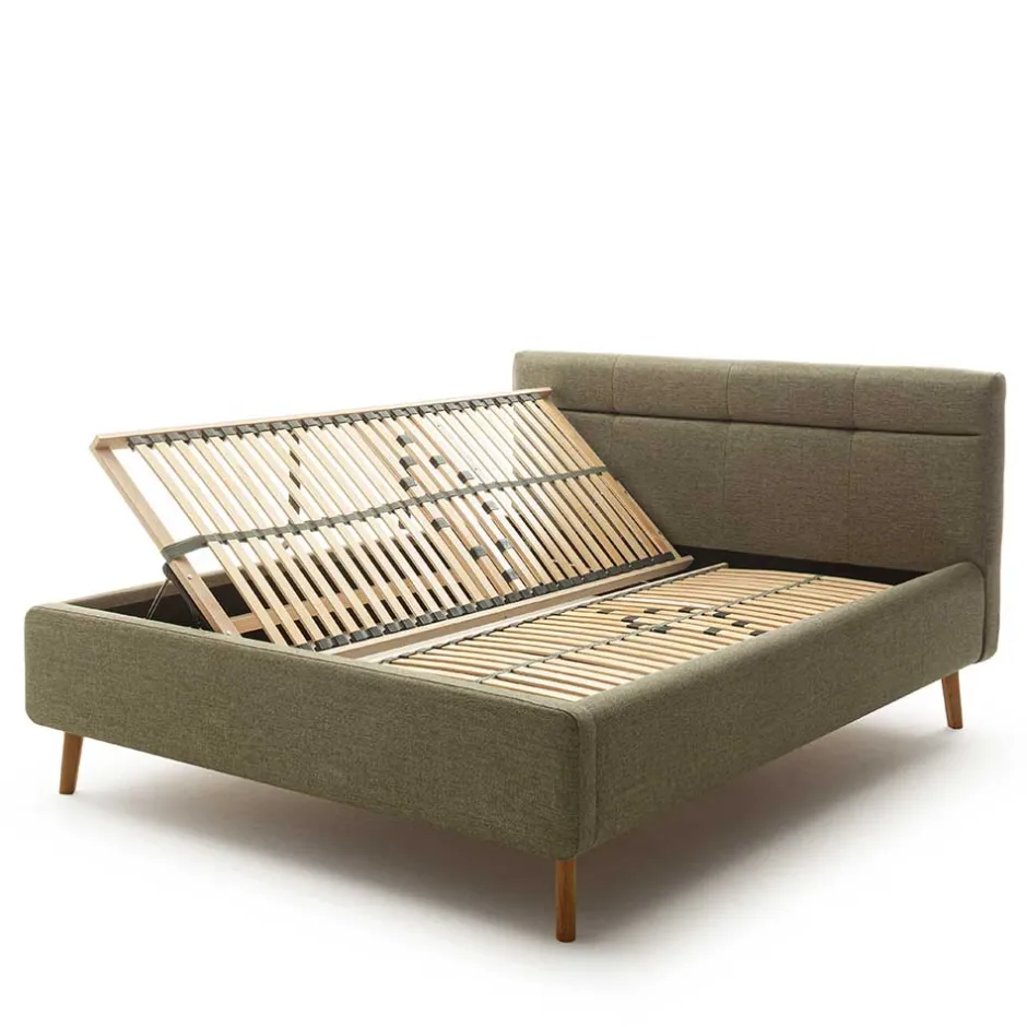 Pharao24 Stauraum Polsterbett Skandi Isiola> Funktionsbetten|Schubkastenbetten