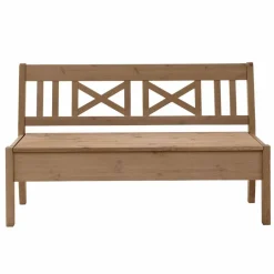 Pharao24 Stauraumbank Devan> Küchenbank|Holzbänke