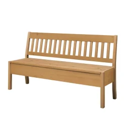 Pharao24 Stauraumbank Lienna> Massivholzmöbel|Küchenbank