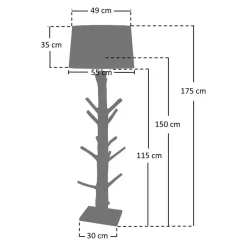 Lampen Und Leuchten*Pharao24 Stehlampe Imresla