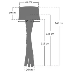 Lampen Und Leuchten*Pharao24 Stehlampe Matthieu