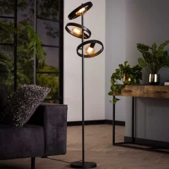 Pharao24 Stehleuchte aus Metall Yannick> Lampen Und Leuchten