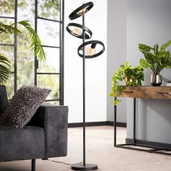 Pharao24 Stehleuchte aus Metall Yannick> Lampen Und Leuchten