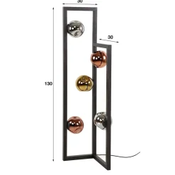 Lampen Und Leuchten*Pharao24 Stehleuchte Santana