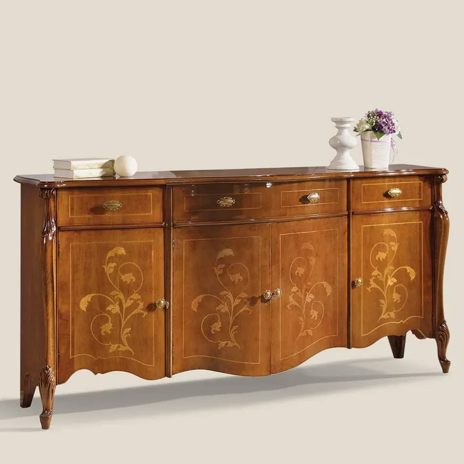 Pharao24 Stilmöbel Sideboard Savolina> Massivholzmöbel|Küchenkommode