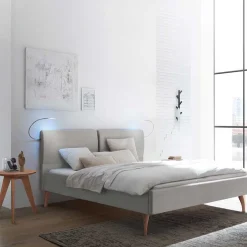 Polsterbetten*Pharao24 Stoff Polster Doppel Bett Hero