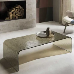 Wohnzimmertisch|Glastische*Pharao24 Strukturglas Couchtisch Baltimoore