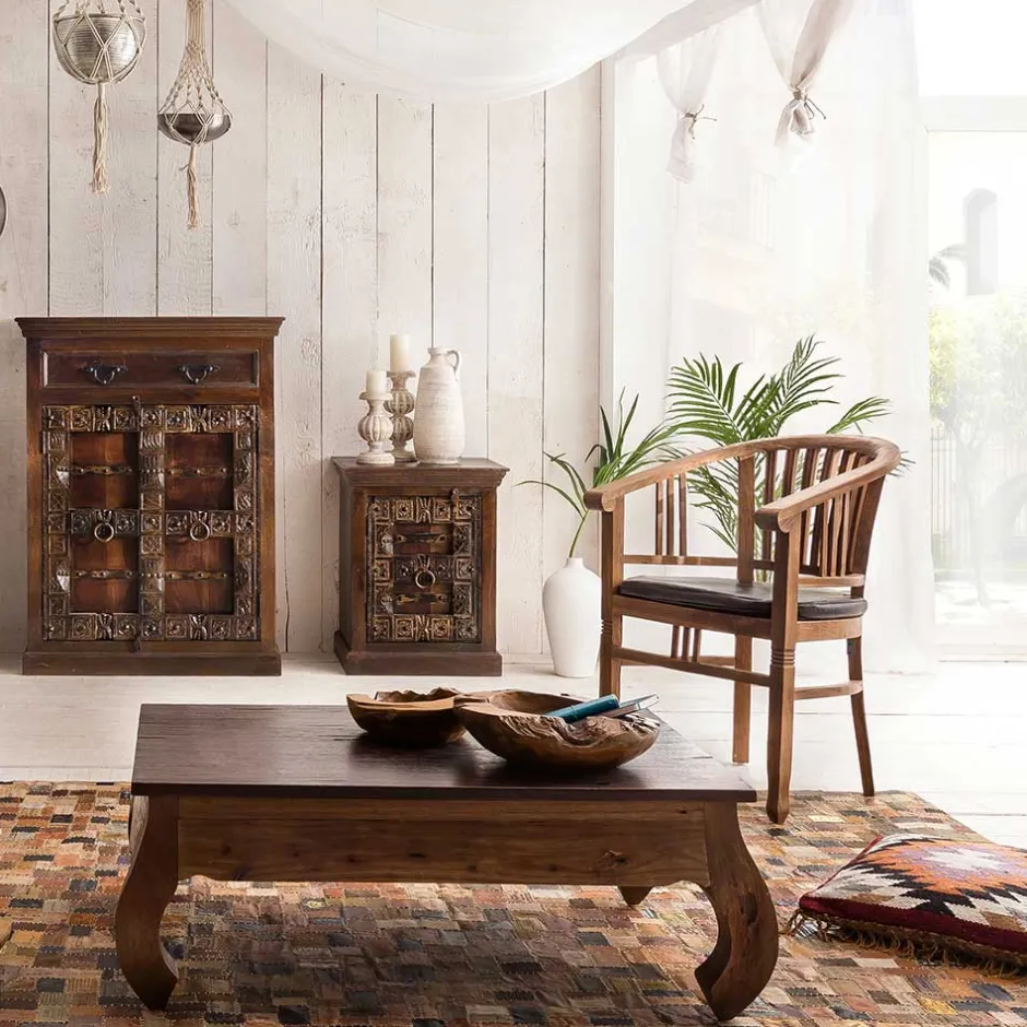 Pharao24 Stuhl Goyas> Massivholz Stühle