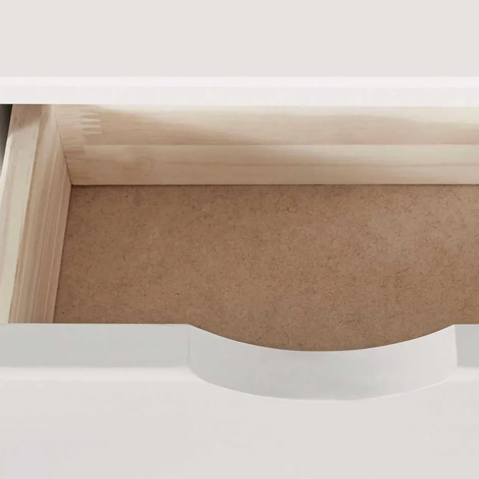 Pharao24 Säulenkommode Milja> Massivholz Kommoden|Hochkommoden