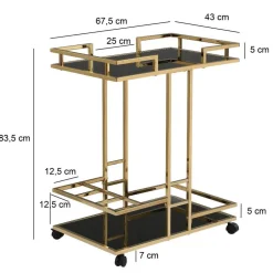 Servierwagen*Pharao24 Teewagen Jaggon