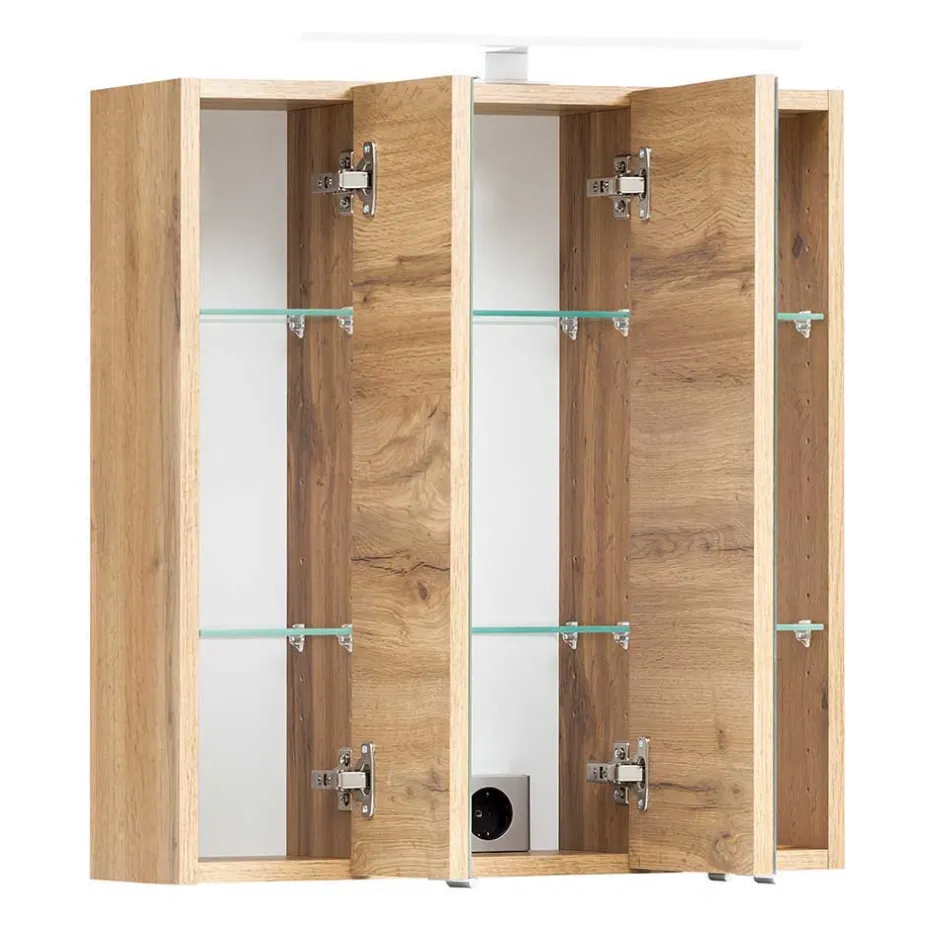 Badmöbel Sets*Pharao24 3-teiliges Badezimmer Set Fregato