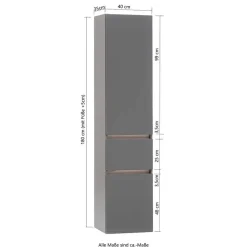 Badmöbel Sets*Pharao24 5-teiliges Badmöbelset Kropenia