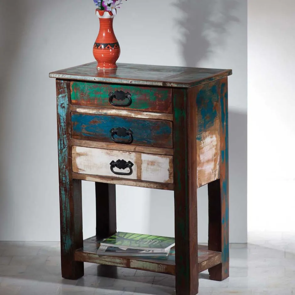 Pharao24 Telefontisch Woodstock> Wohnzimmertisch|Massivholztische