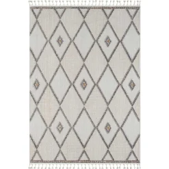 Teppiche*Pharao24 Teppich Beige und Weiß Abbie