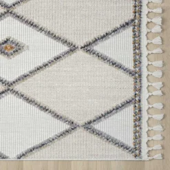 Teppiche*Pharao24 Teppich Beige und Weiß Abbie