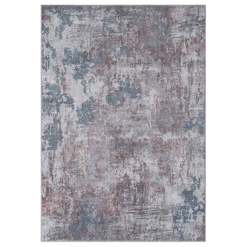 Pharao24 Teppich Blau Terracotta Sirius> Teppiche