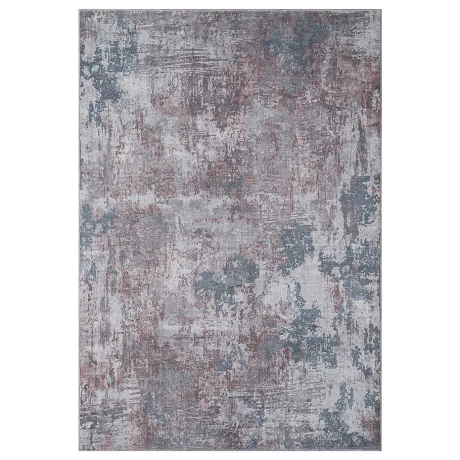 Pharao24 Teppich Blau Terracotta Sirius> Teppiche