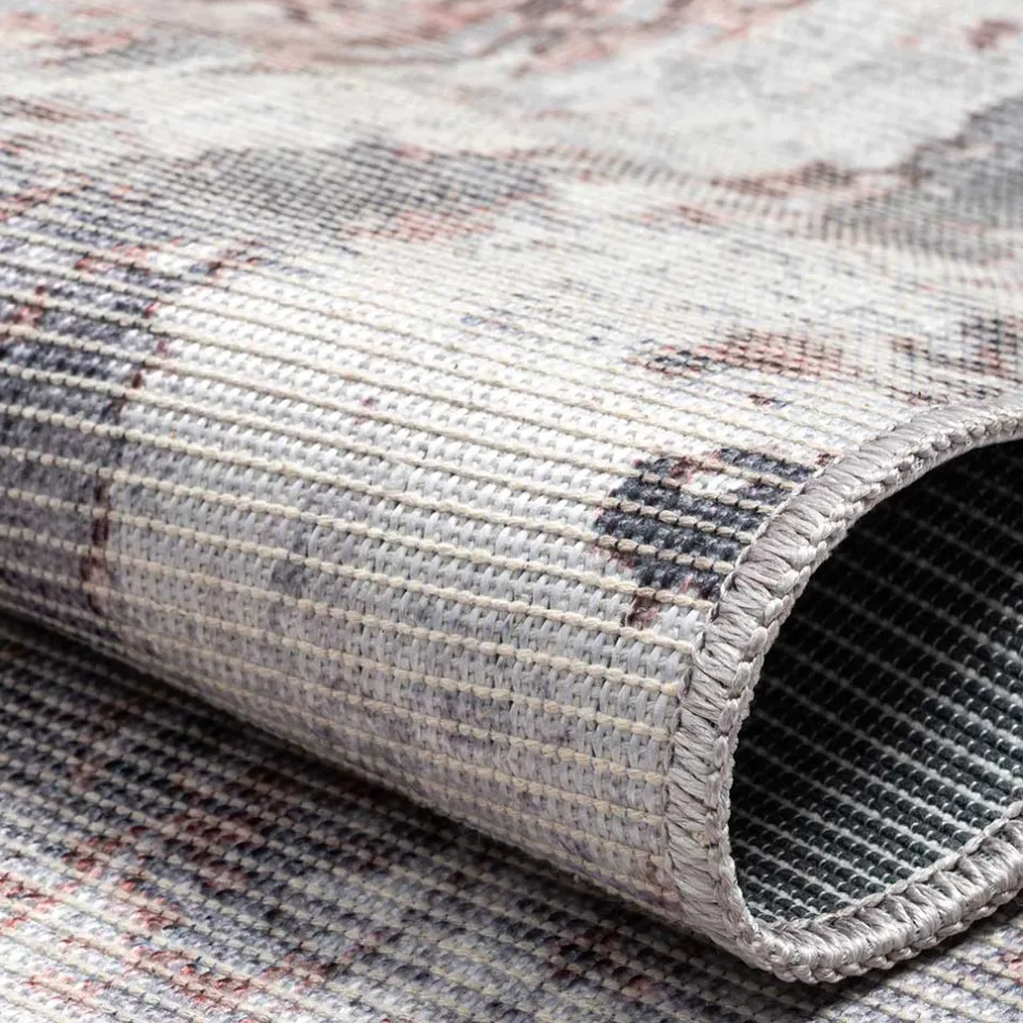 Pharao24 Teppich Blau Terracotta Sirius> Teppiche