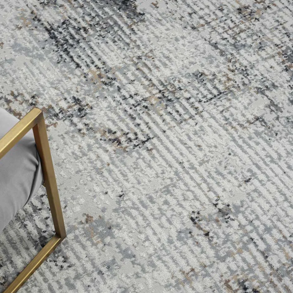 Pharao24 Teppich Hellgrau Creme Symo> Teppiche