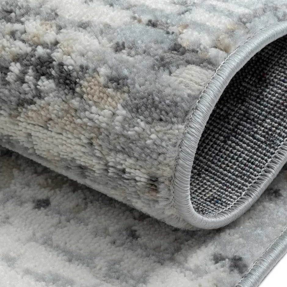 Pharao24 Teppich Hellgrau Creme Symo> Teppiche