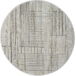 Teppiche*Pharao24 Teppich rund Kurzflor Tyri