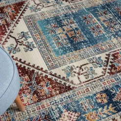 Teppiche*Pharao24 Teppich Vintage Look Kurzflor Miram