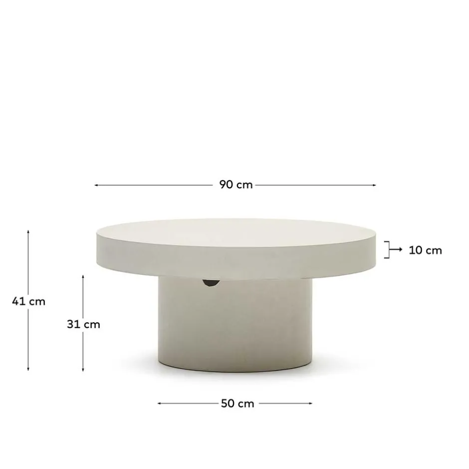 Gartenmöbel*Pharao24 Terrassen Couchtisch Ofrael