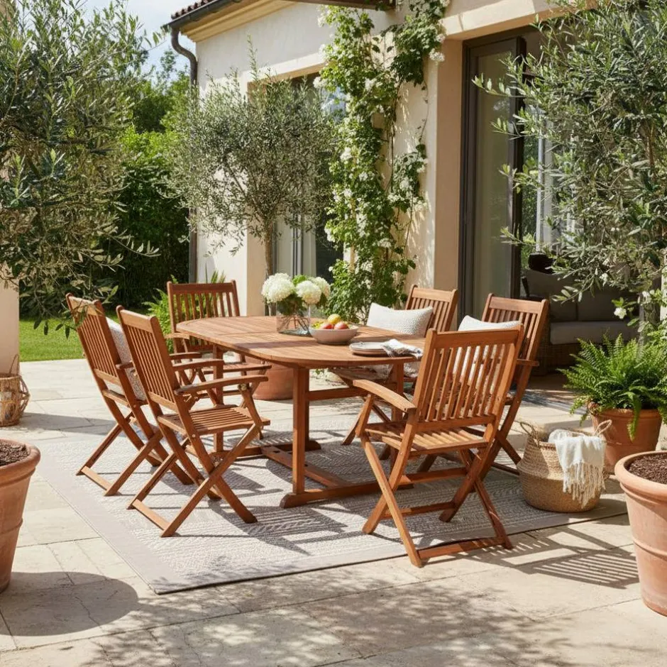 Pharao24 Terrassensitzgruppe Vaxon> Gartenmöbel