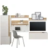 Moderne Wohnwände|Wohnwand 250 Cm*Pharao24 Tiny Office Möbel Rascian