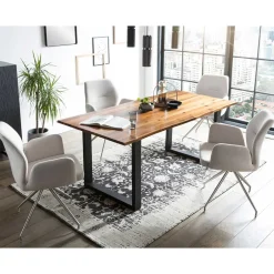 Tisch Mit Stühlen|Esszimmer Sets*Pharao24 Tischgruppe Carlissa