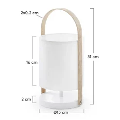 Lampen Und Leuchten*Pharao24 Tischleuchte Foglia