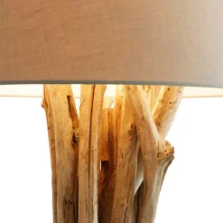 Lampen Und Leuchten*Pharao24 Treibholz Stehlampe Tiapeh