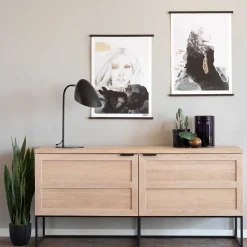 Pharao24 Türen Sideboard Ianca> Massivholzmöbel|Küchenkommode