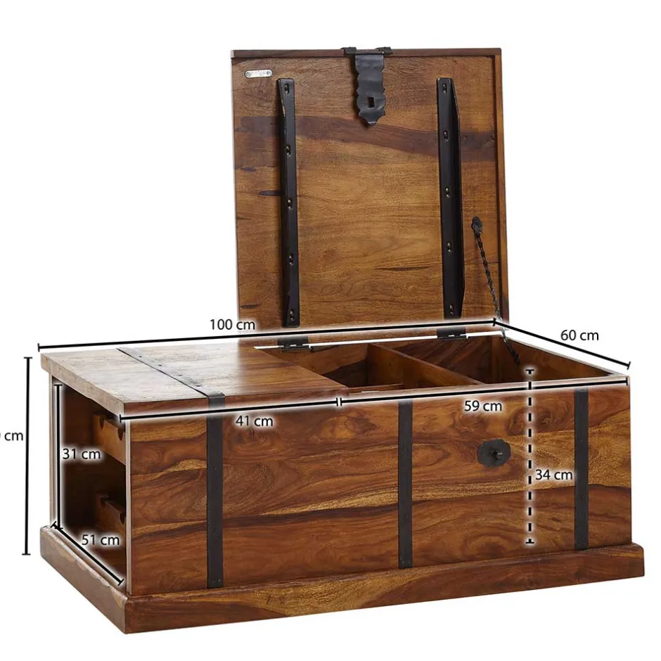 Pharao24 Truhen Couchtisch Satos> Truhen