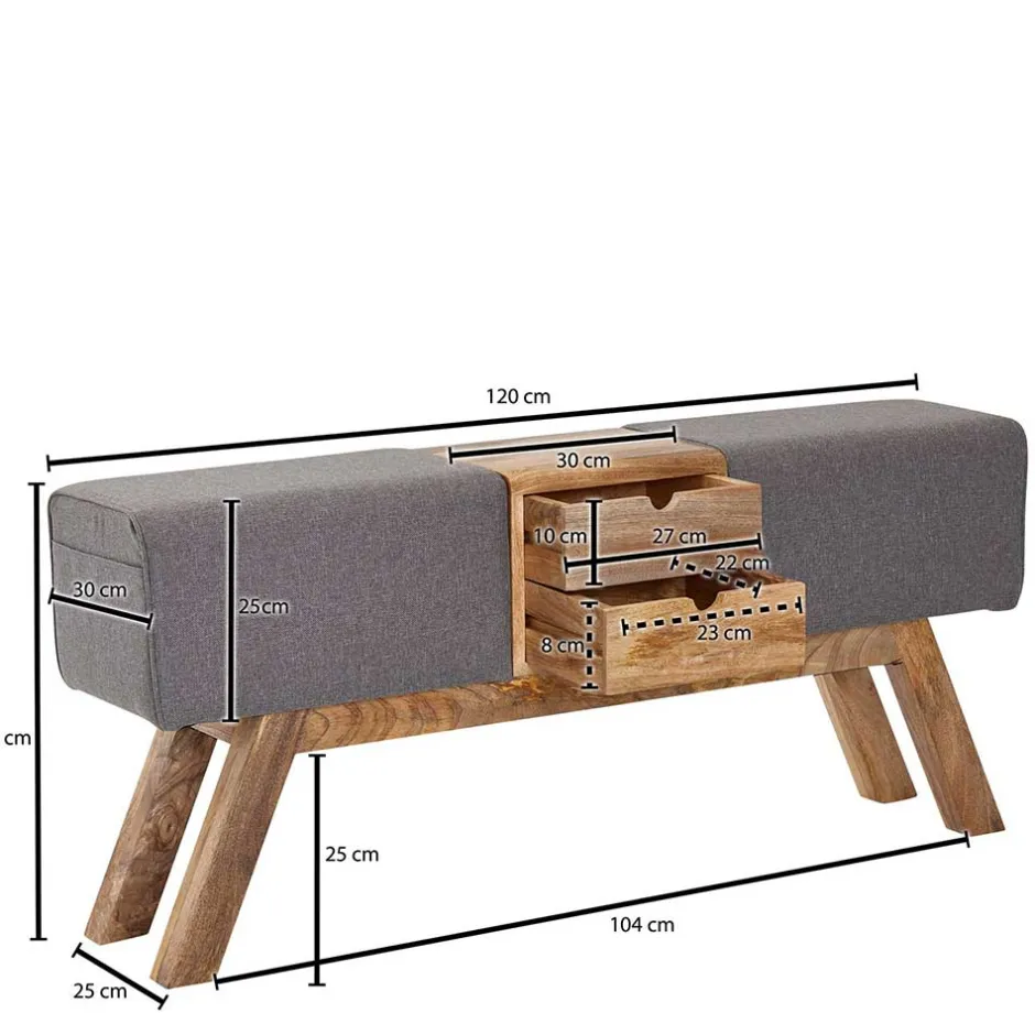 Garderobenbänke|Polsterbänke*Pharao24 Turnbock Bank Caleo