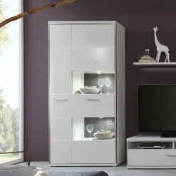 Moderne Wohnwände|Wohnwand 350 Cm*Pharao24 TV Anbauwand Lefaria