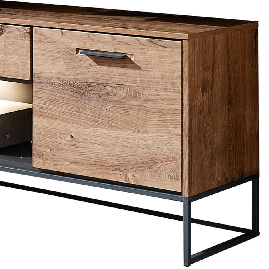 Wohnwand 300 Cm*Pharao24 TV Anbauwand Washton