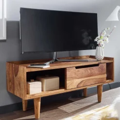 Massivholz Tv Möbel|Fernsehtische*Pharao24 TV Bank Loudes