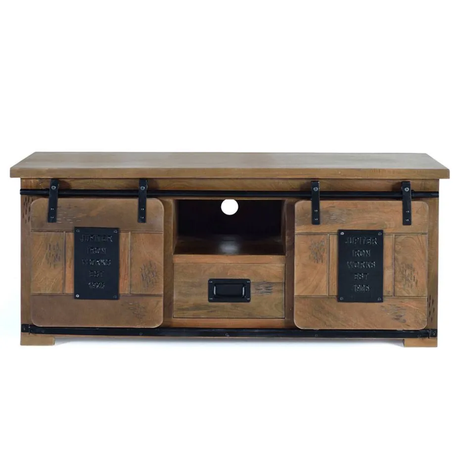 Pharao24 TV Board Ailunaro> Massivholz Tv Möbel
