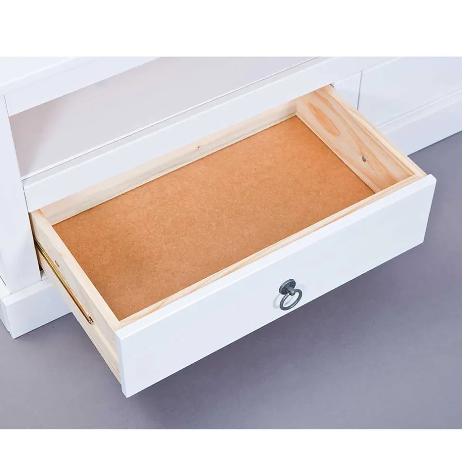 Pharao24 TV Board Alberto> Massivholz Tv Möbel|Fernsehkommoden